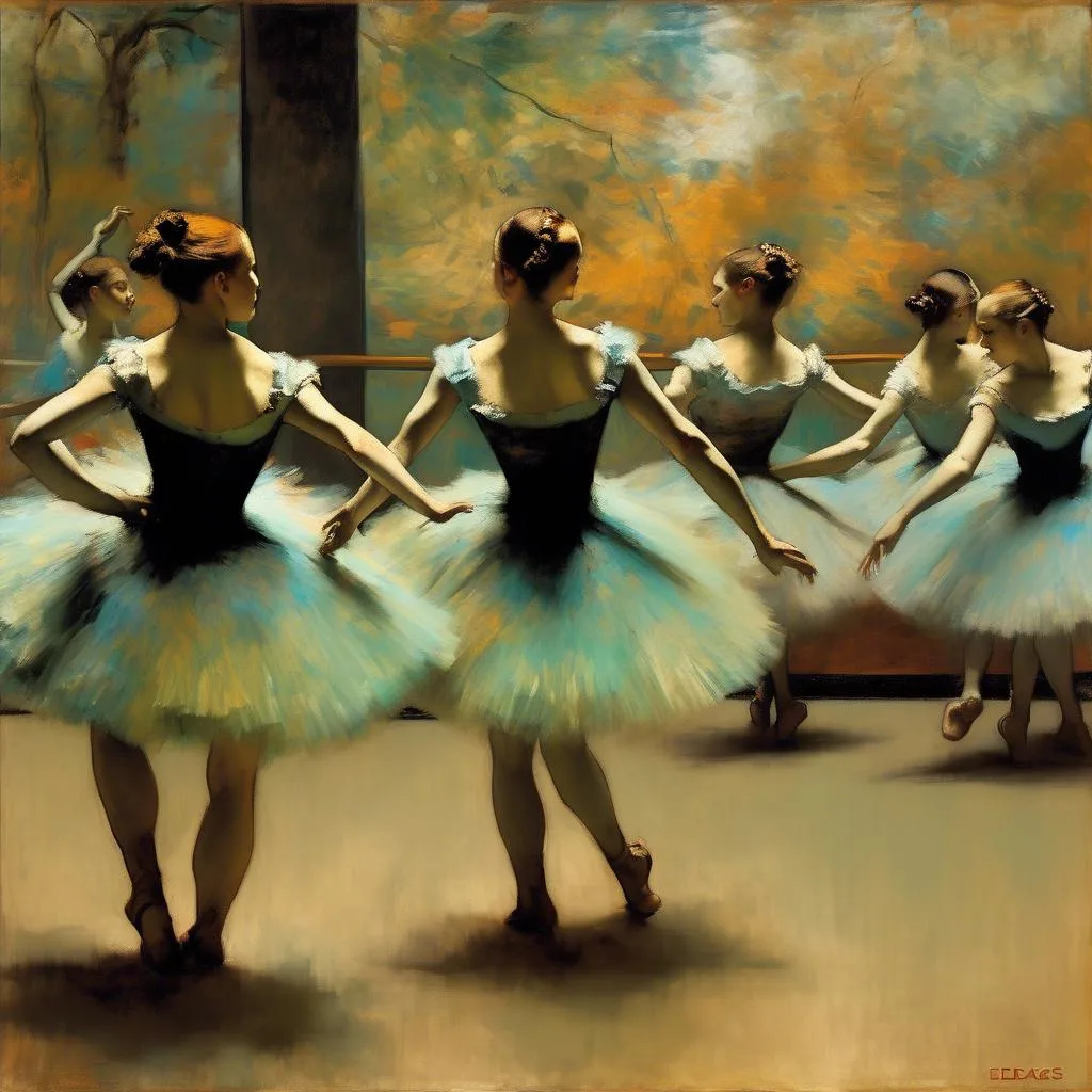 Four Dancers – Edgar Degas