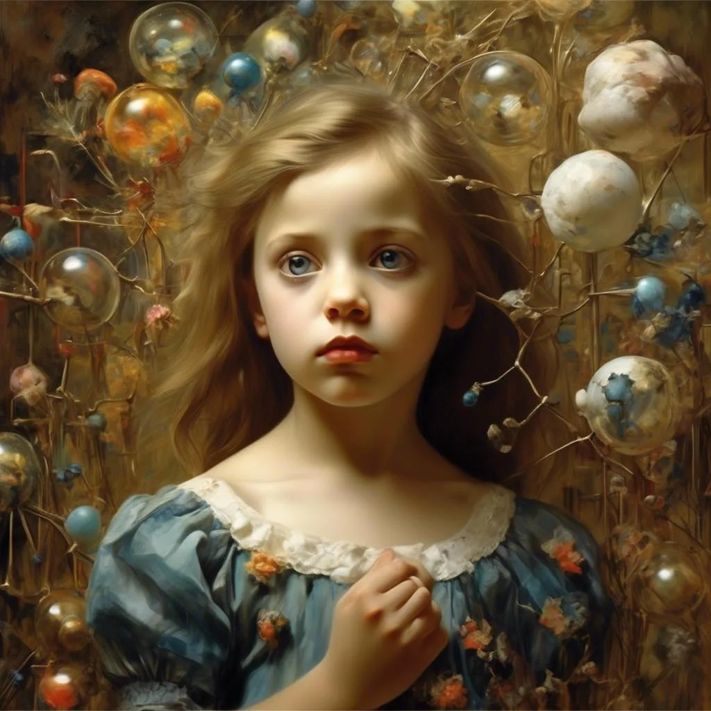 Pensive girl  (Innocence) – Léon Bazile Perrault